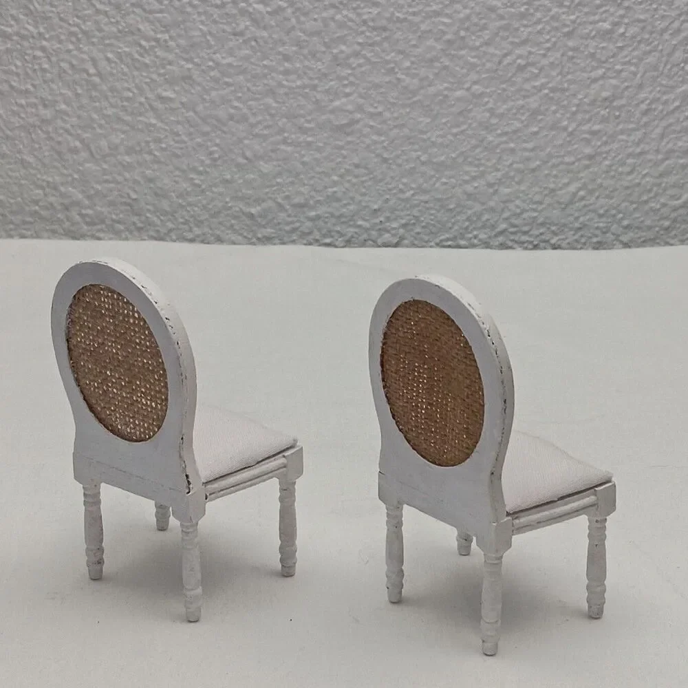 1:12 Scale Dollhouse Miniatures Victoria Furniture Chair Wooden Handmade Vintage